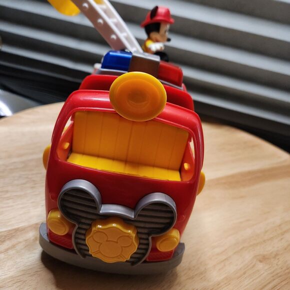 Mickey Mouse Fire Engine Toy - Picture 2 of 6
